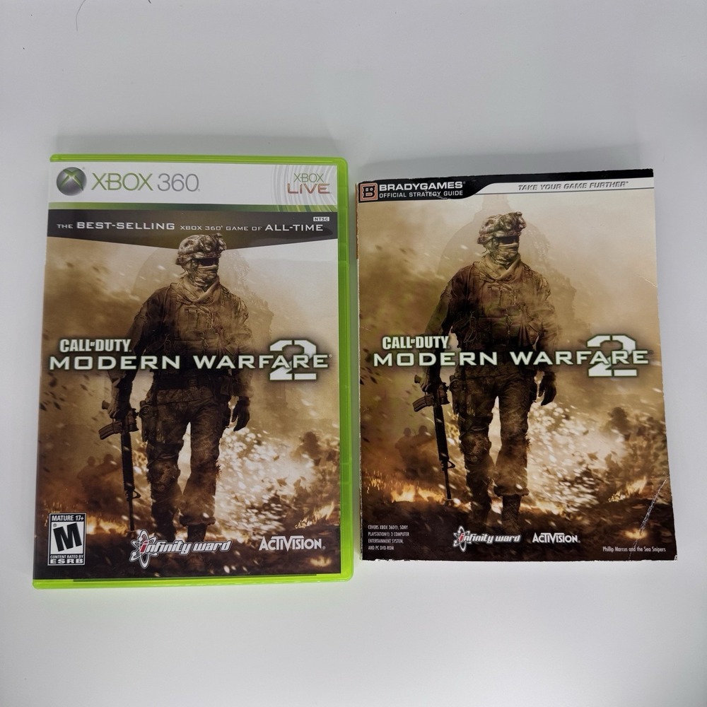 Call of Duty Modern Warfare 2 Xbox 360 COD Brady Games Official Strategy Guide